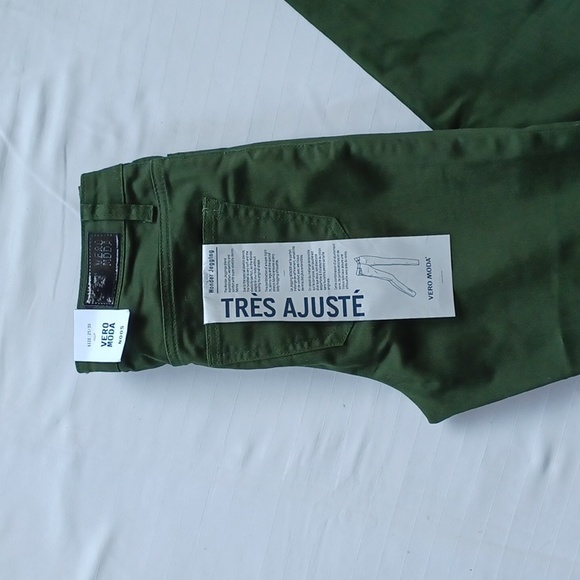 Vero Moda "Kombu Green" Wonder Jegging NEW- Sz. 25 - Picture 3 of 11
